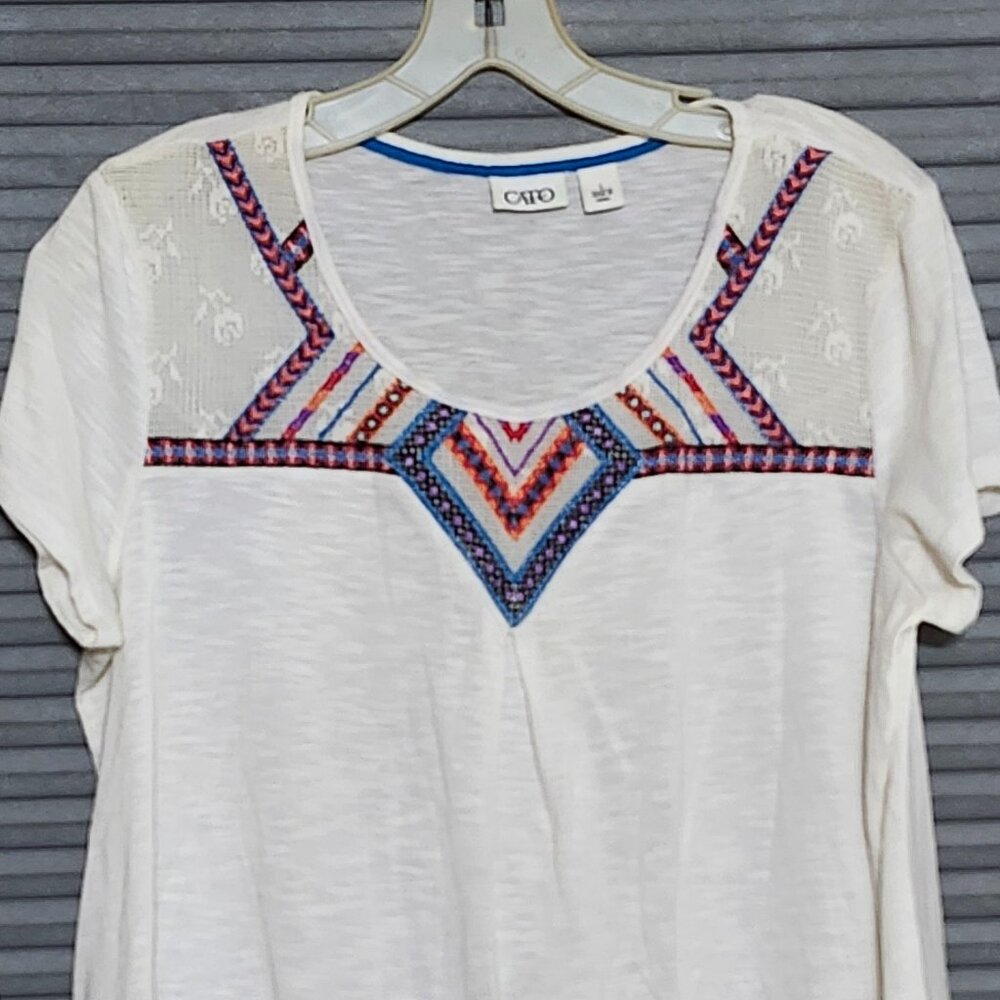 Cato / Daisy Fuentes womans top size L - Picture 14 of 14